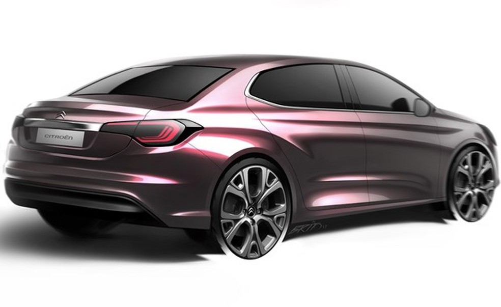Novo Citroën C4 Lounge (Foto: Divulgação) — Foto: Auto Esporte