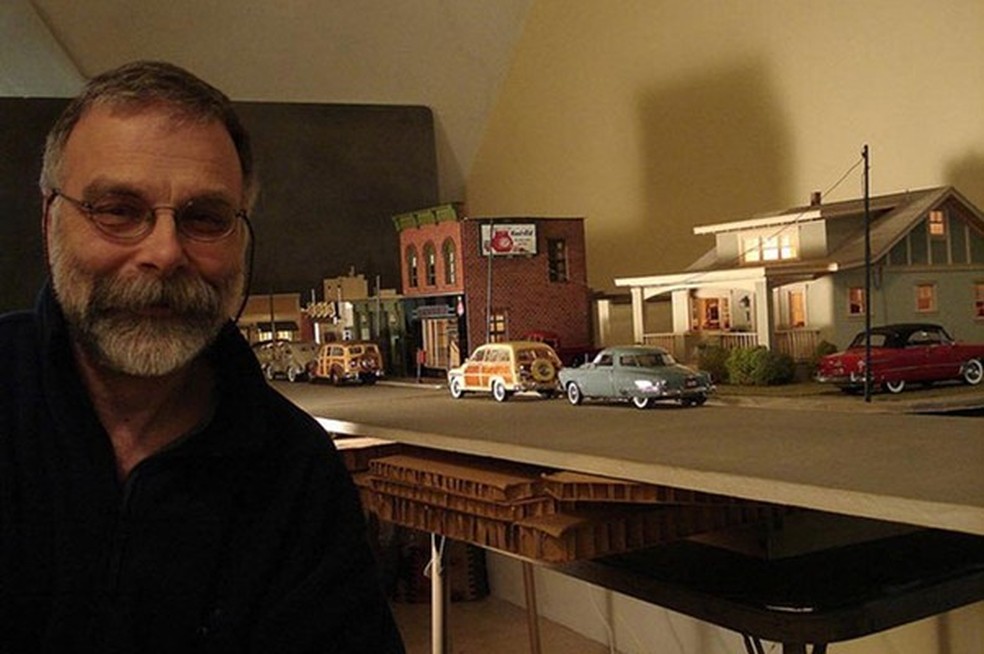 Michael Paul Smith e sua cidade (Foto: Michael Paul Smith) — Foto: Auto Esporte