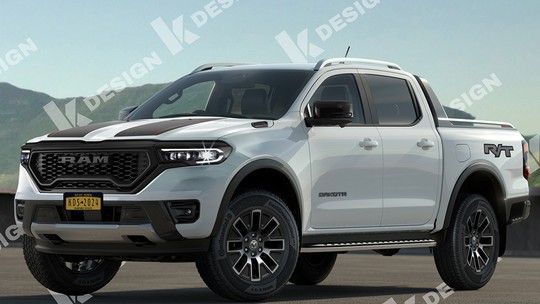 Ram terá picape de luxo no Brasil com base da Fiat Titano