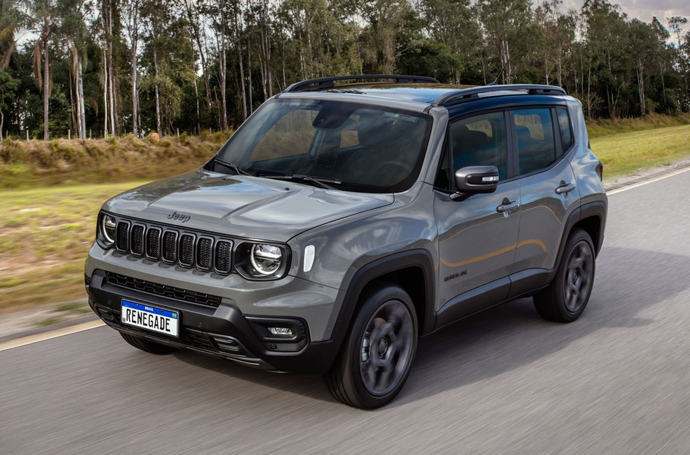 Além do novo motor 1.3 turbo, Jeep Renegade 2022 traz mudanças nos faróis, lanternas e para-choques — Foto: Divulgação