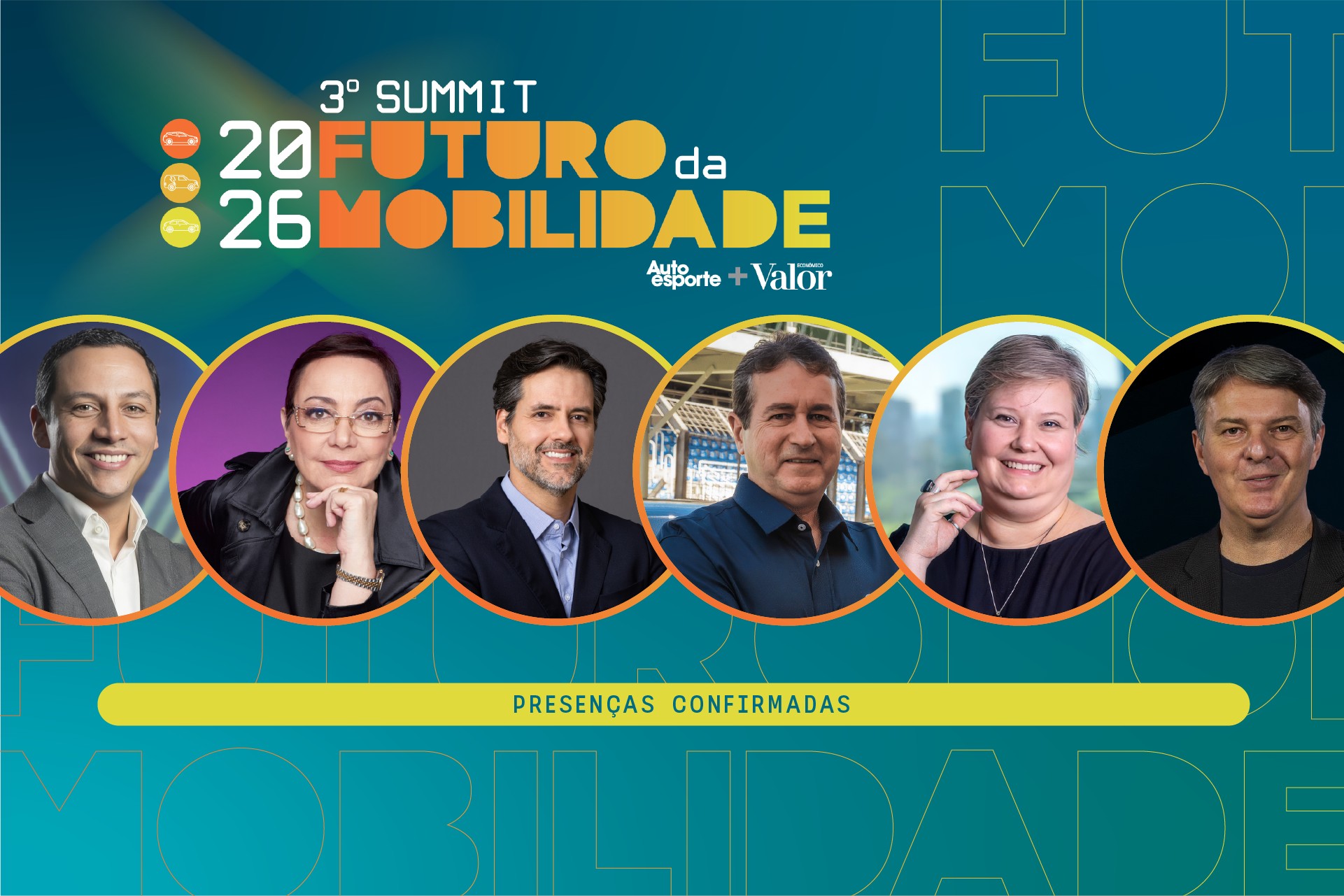 Veja os executivos confirmados no Summit Futuro da Mobilidade 2026