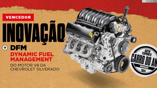 Chevrolet Silverado vence como Inovação do Ano com sistema DFM que desliga cilindros do motor V8