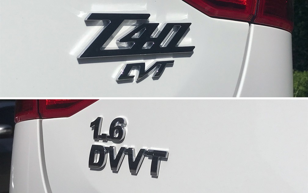Identificação do T40 CVT com motor 1.6 — Foto: André Paixão/G1