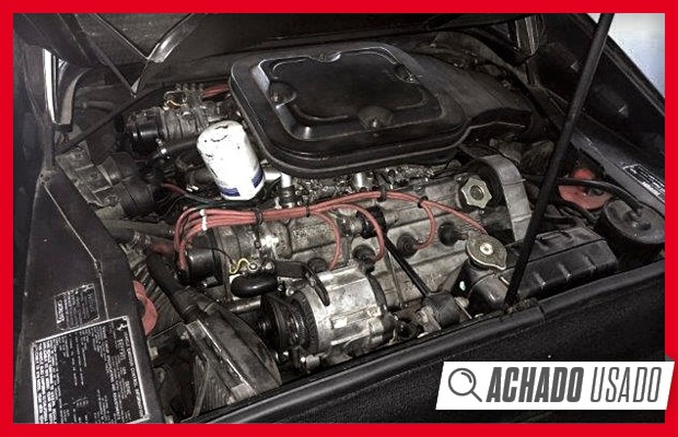 Motor V8 transversal fez da 308 GTS um foguete, mesmo na pesada versão americana (Foto: Reprodução) — Foto: Auto Esporte