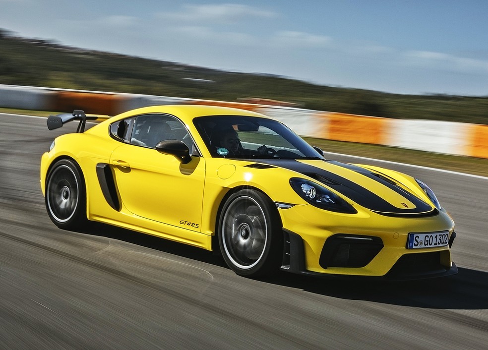 Porsche 718 Cayman GT4 RS foi o vencedor da categoria Carro Superpremium do Ano  — Foto: Divulgação 