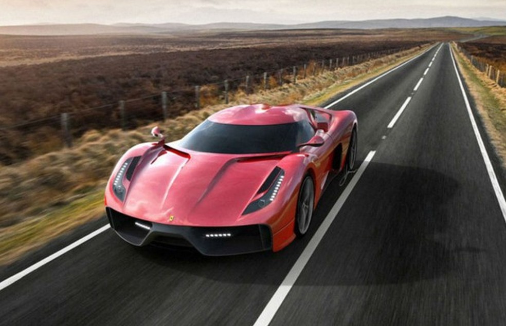 Estúdio de design holandês cria versão extrema da Ferrari 458 Italia (Foto: Divulgação) — Foto: Auto Esporte