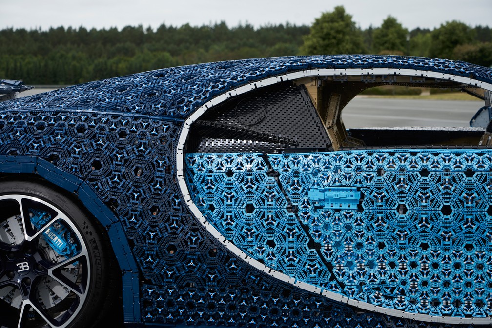 Bugatti Chiron de Lego — Foto: Lego/Divulgação