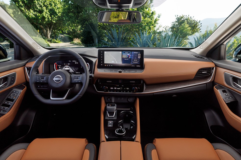 Nissan X-Trail e-Power painel — Foto: Divulgação/Nissan