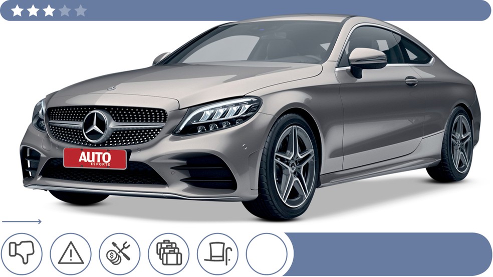 Mercedes-Benz C180 Sport Coupé — Foto: Divulgação