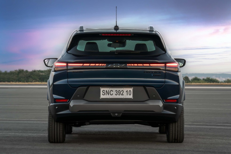 Chervolet Sonic tem traseira inspirada no Equinox EV — Foto: Foto: Divulgação
