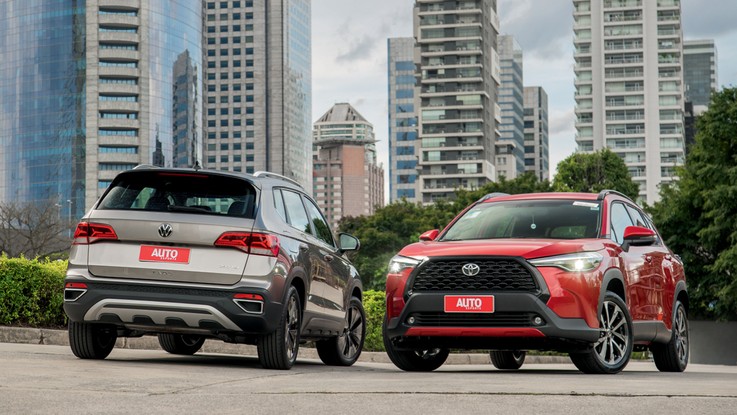 Comparativo: Volkswagen Taos Highline e Toyota Corolla Cross XRE