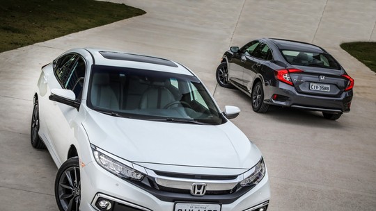 Honda Civic 2020 ganha visual retocado, perde câmbio manual e parte de R$ 97.900
