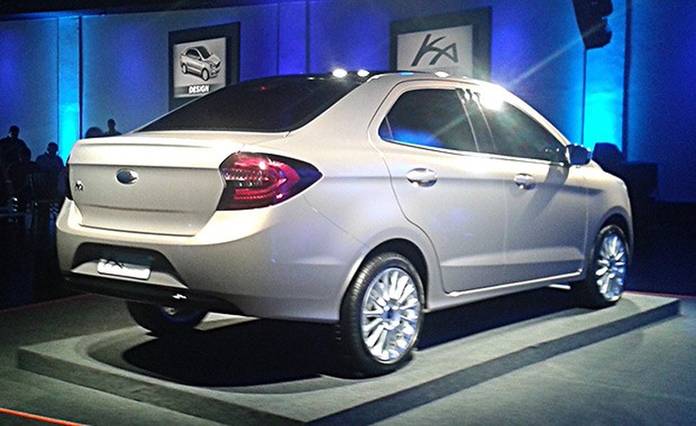 Ford Ka Sedan é revelado como conceito em São Paulo (Foto: Tereza Consiglio/Auto News Brasil) — Foto: Auto Esporte