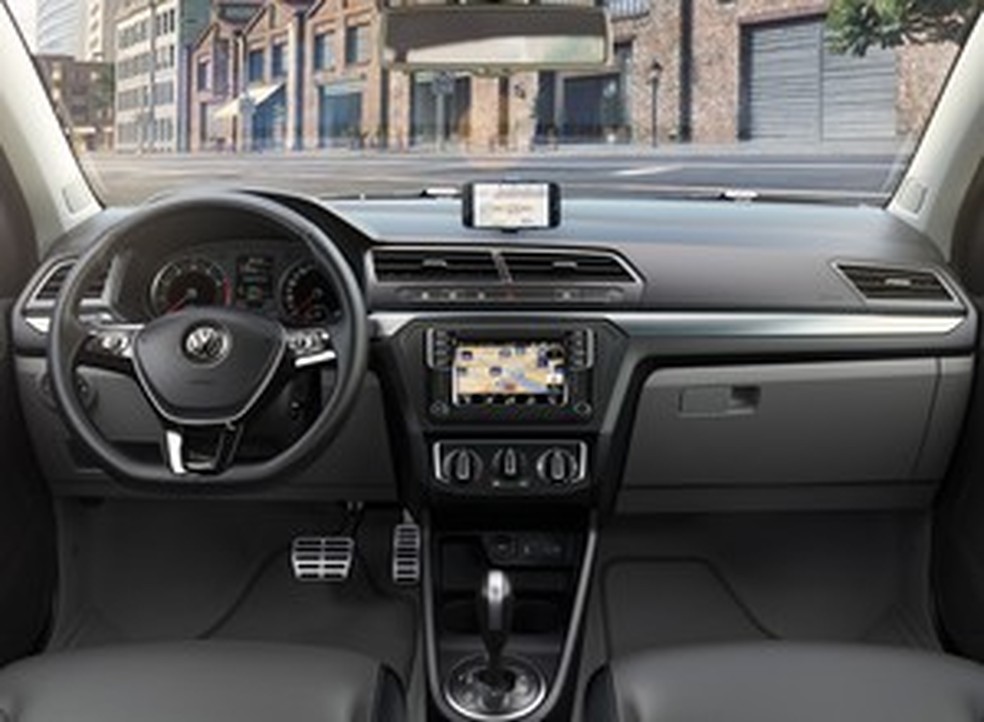 O interior do novo Volkswagen Gol (Foto: Divulgação) — Foto: Auto Esporte