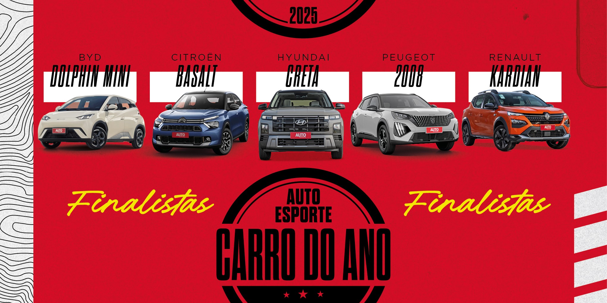 Carro do Ano 2025: confira os finalistas de todas as categorias