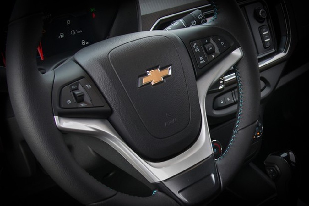 Volante da Chevrolet Spin reestilizada (Foto: Divulgação) — Foto: Auto Esporte