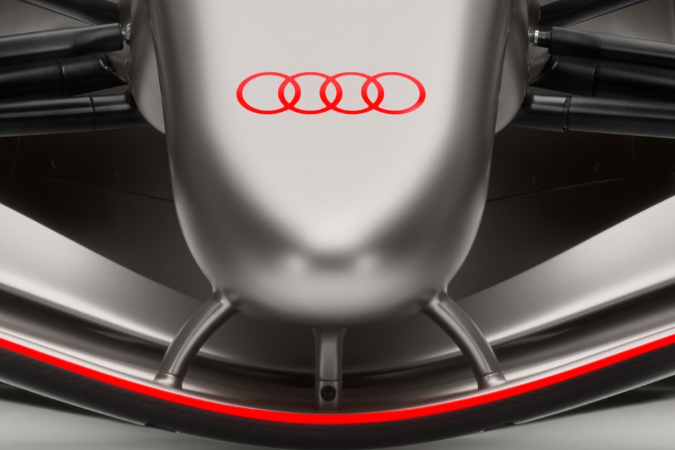 Audi R26 traz bico dianteiro mais afilado para otimizar fluxo de ar — Foto: Divulgação