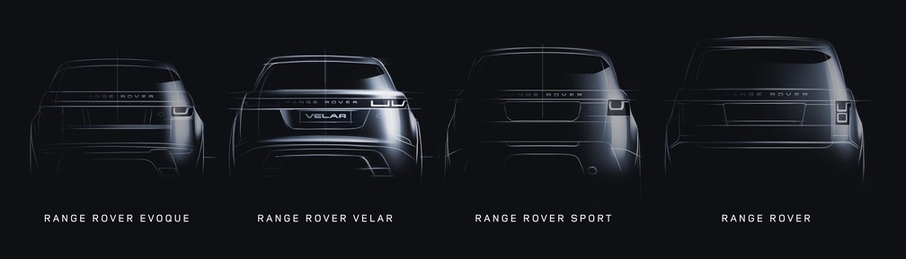 Detalhes da "família" Range Rover — Foto: Divulgação