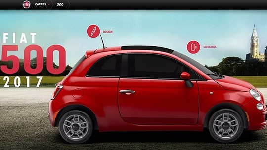 Fiat 500 já aparece como linha 2017, mas ainda não está nas lojas