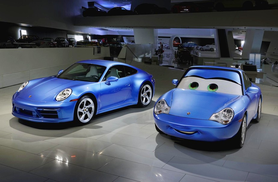 Porsche inspirada em Sally Carrera; dona faz sucesso nas redes