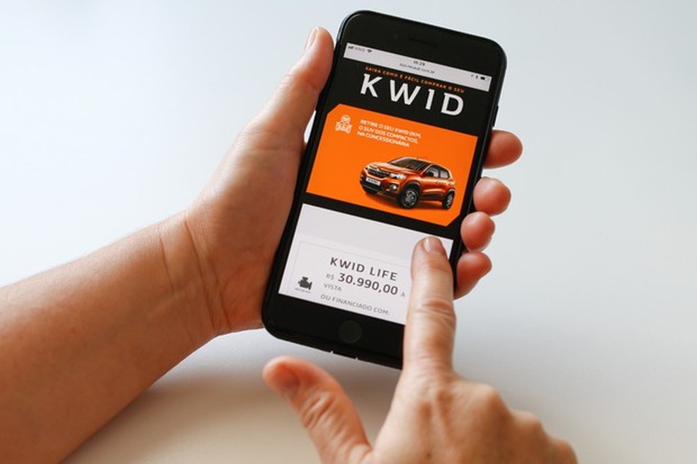 Renault permite a compra do Kwid pela internet (Foto: Divulgação) — Foto: Auto Esporte