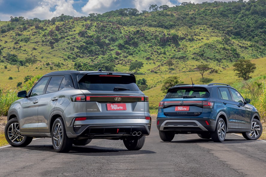 Volkswagen T-Cross Comfortline 2025 e Hyundai Creta N Line 2025