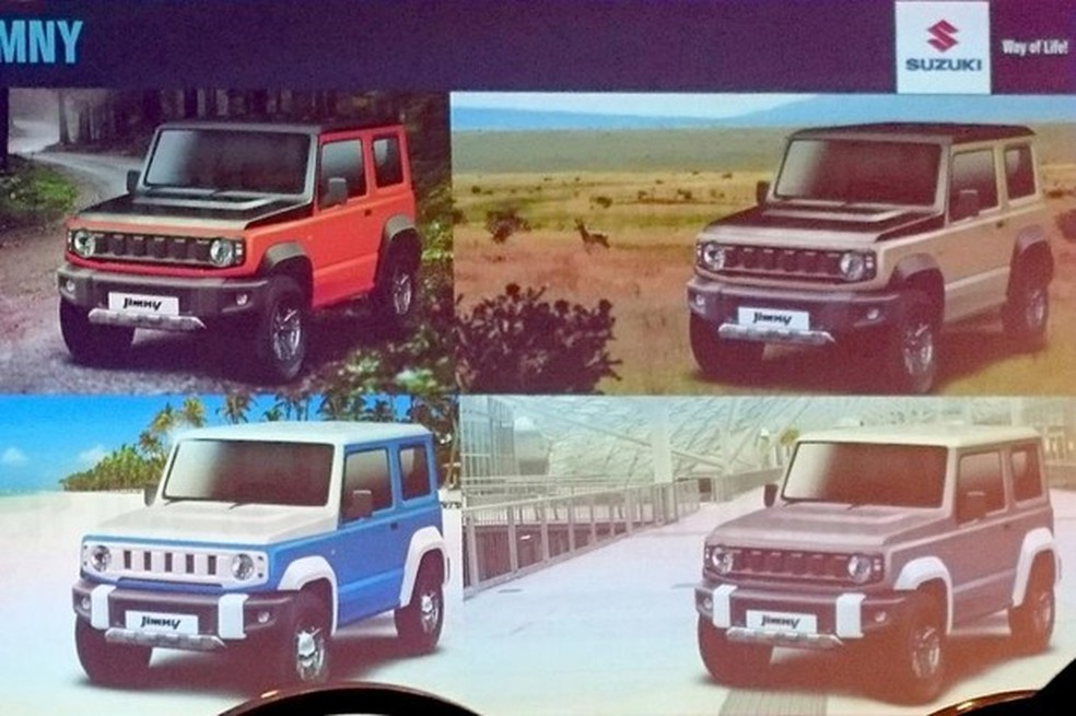 O novo Jimny terá várias opções de personalização (Foto: Reprodução) — Foto: Auto Esporte