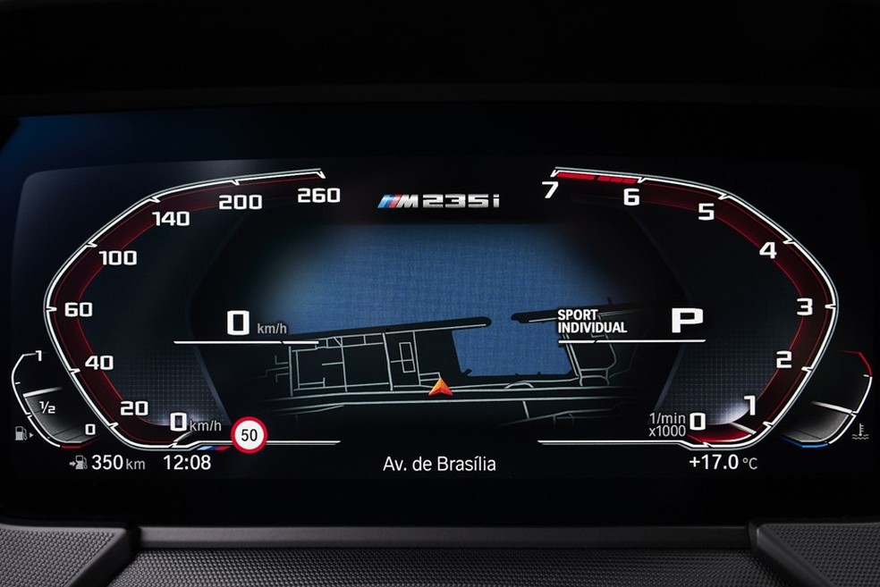 Quadro de instrumentos digital oferece um layout para cada modo de condução (Foto: Divulgação) — Foto: Auto Esporte