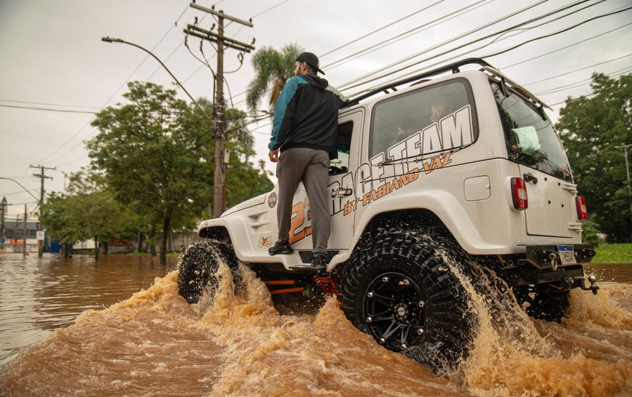 Operação de resgate no Rio Grande do Sul