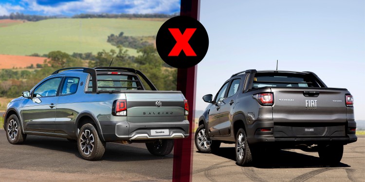 VW Saveiro 2024 x Fiat Strada