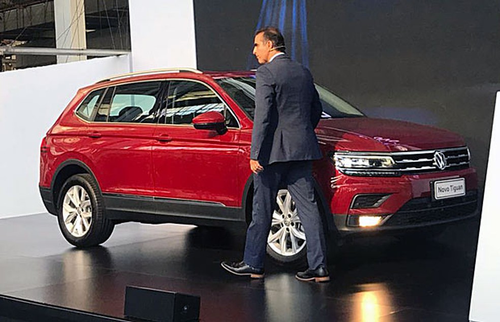 Volkswagen Tiguan Allspace é finalmente apresentado no Brasil — Foto: André Paixão/G1