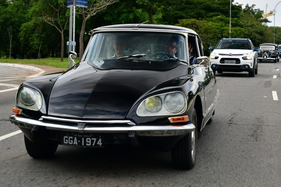 Citroën DS Pallas de 1974 desfilando por São Paulo (Foto: Divulgação) — Foto: Auto Esporte