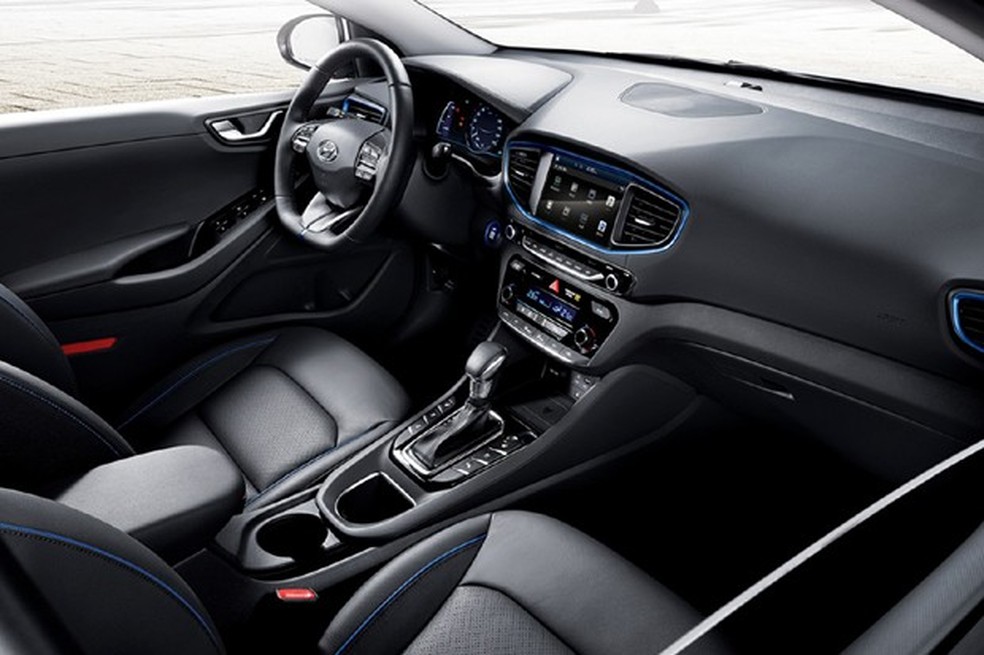 Hyundai divulga imagem do interior do Ioniq (Foto: Divulgação) — Foto: Auto Esporte