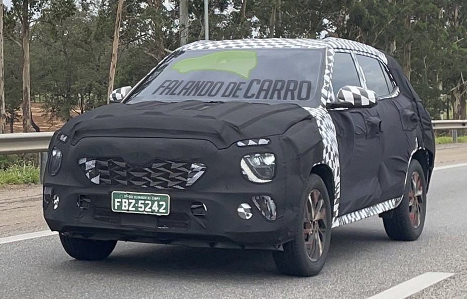 Hyundai Creta flagrado no interior de São Paulo