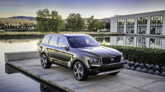 Kia apresenta Telluride, SUV conceitual que pode ler seus sinais vitais