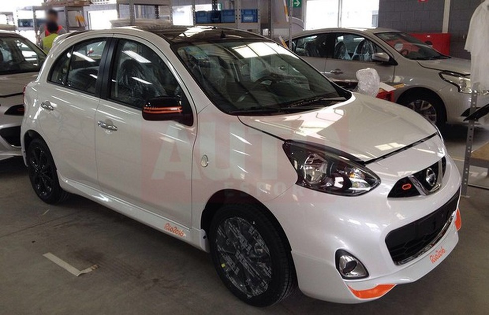 Edição especial Nissan March Rio 2016 prestes a ser lançada (Foto: Auto News Brasil) — Foto: Auto Esporte