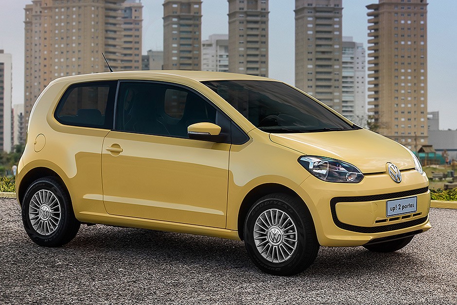 Volkswagen up!: com gasolina, o hatch lançado em 2014 registrou média 13,2 km/l e 14,3 km/l 