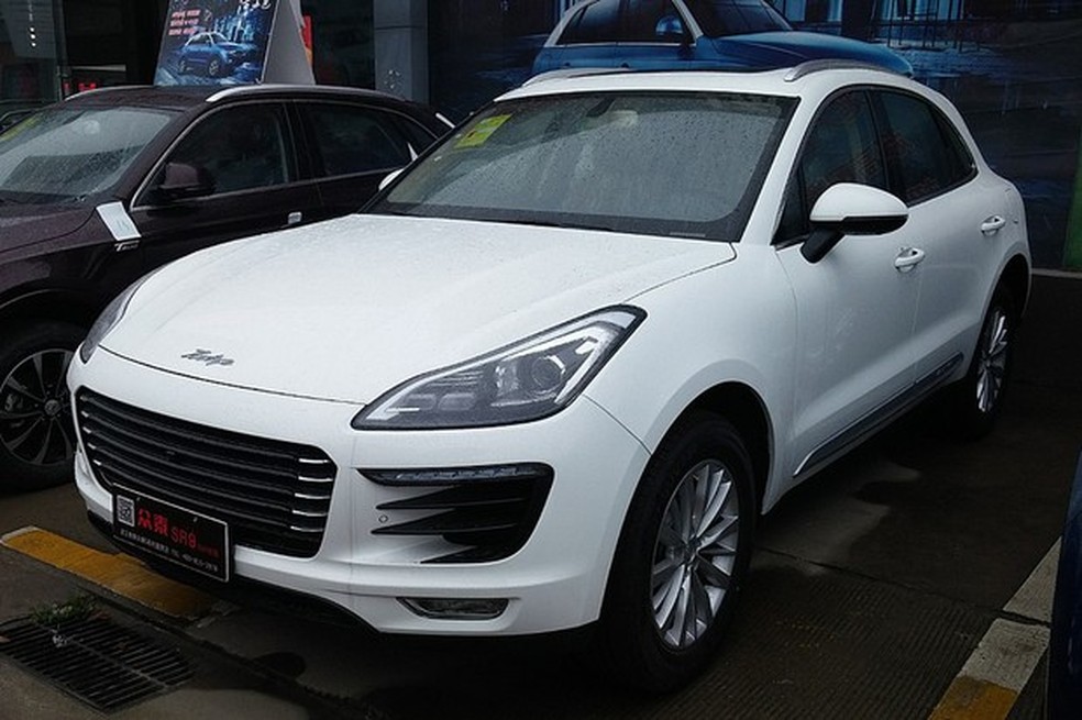 Zotye SR9 é a cópia descarada do SUV Porsche Macan (Foto: Reprodução) — Foto: Auto Esporte