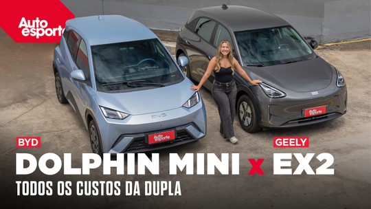Vídeo: BYD Dolphin Mini e Geely EX2 Pro, qual é melhor por R$ 120 mil? Vídeo: BYD Dolphin Mini e Geely EX2 Pro, qual é melhor por R$ 120 mil?