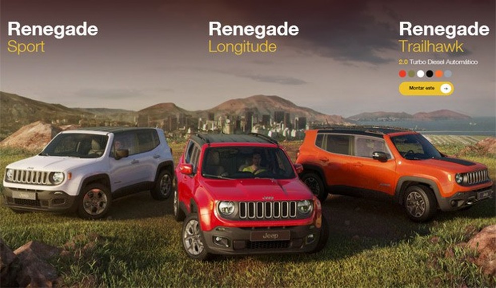 Jeep Renegade chega às lojas no dia 10 de abril