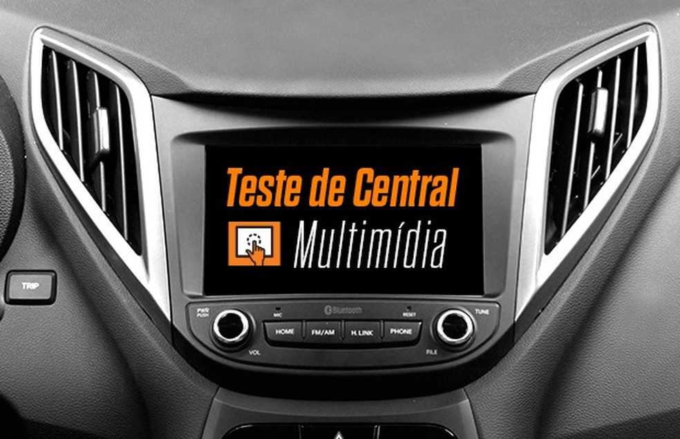 Teste de Central Multimídia Hyundai HB20 (Foto: Autoesporte) — Foto: Auto Esporte