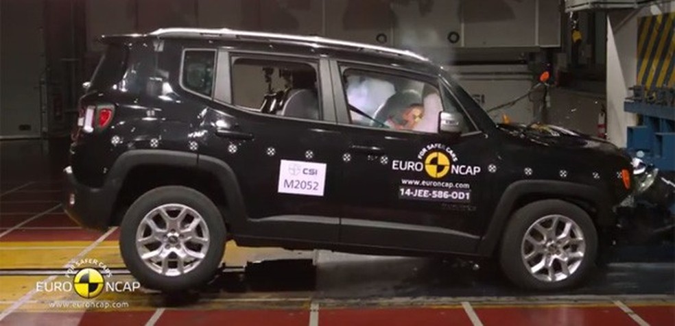 Jeep Renegade pontua cinco estrelas em crash test (Foto: Reprodução) — Foto: Auto Esporte