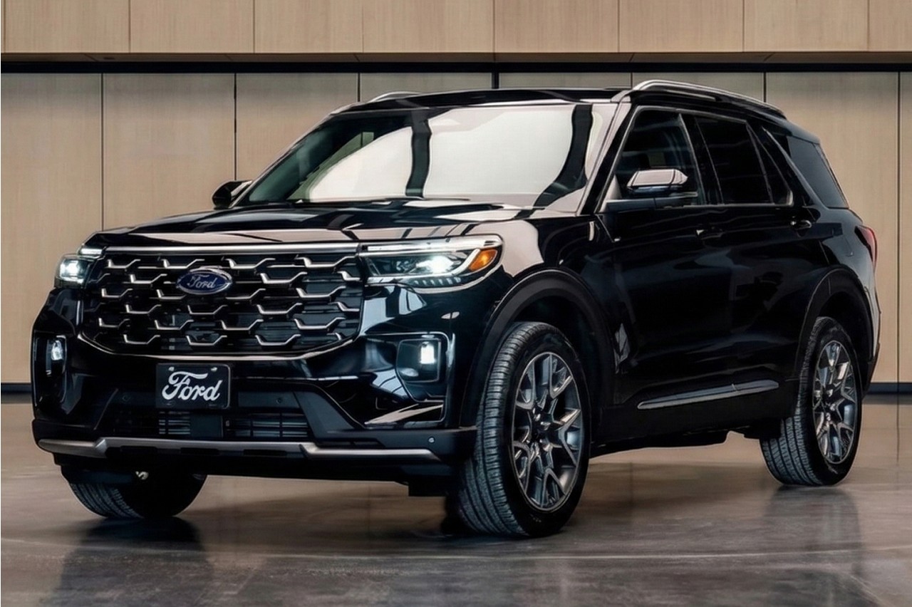 Papa Leão XIV ganha Explorer V6 híbrido de 318 cv de presente da Ford