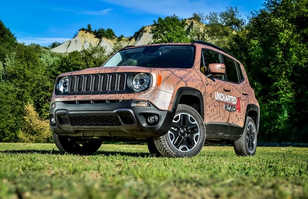 Jeep Renegade ganha versão do game Uncharted 4 (Foto: Divulgação) — Foto: Auto Esporte