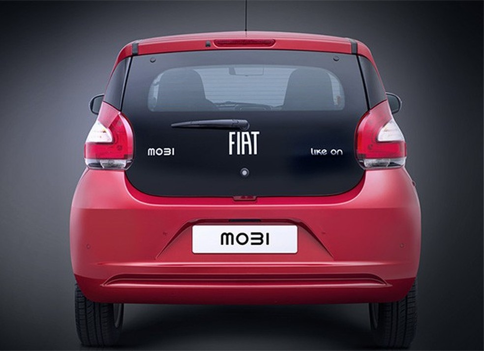 Traseira do Fiat Mobi (Foto: Reprodução) — Foto: Auto Esporte