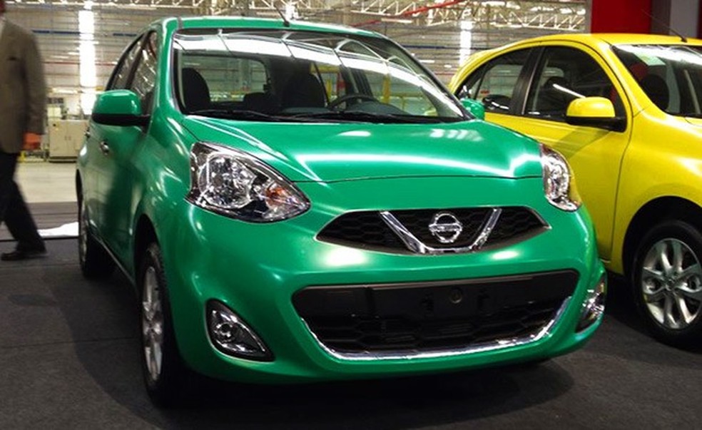 Nissan New March na fábrica da marca em Resende (RJ) (Foto: Aline Magalhães/Auto News Brasil) — Foto: Auto Esporte