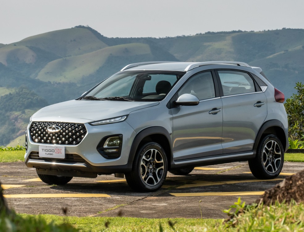 Caoa Chery Tiggo 3X é a evolução do Tiggo 2 - por isso ambos têm o mesmo volume de porta-malas — Foto: Divulgação