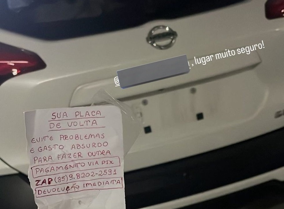 Em casos de tentativa de golpe, motorista deve fazer Boletim de Ocorrência — Foto: Reprodução/Instagram