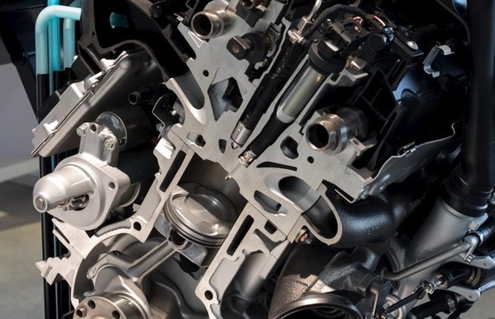 Motor do protótipo BMW Série 1 (Foto: Divulgação) — Foto: Auto Esporte