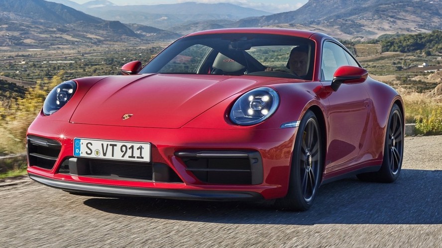 Porsche 911 Carrera GTS 2022 Dianteira Movimento